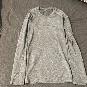 Lululemon Long Sleeve Full Length Swiftly Tech 2.0, Size 2, Slate (Gray)